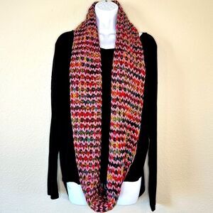 NWT Multicolor Knit Infinity Scarf